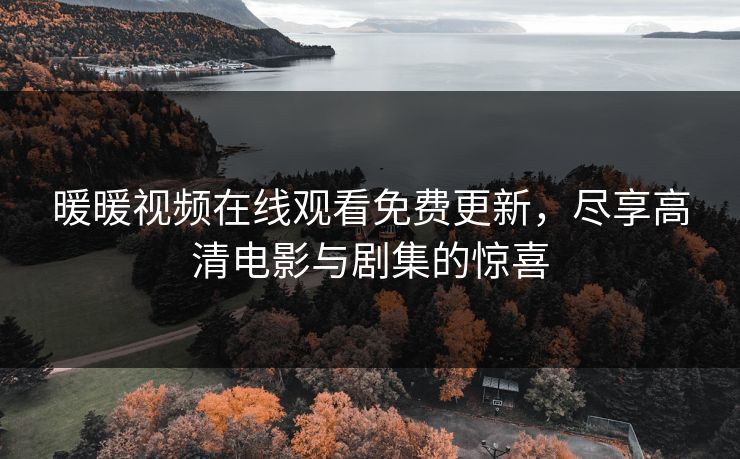 暖暖视频在线观看免费更新，尽享高清电影与剧集的惊喜